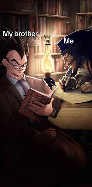 Vegeta & Blackbeard Study Session